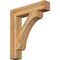 Ekena Millwork Legacy Block Rough Sawn Bracket, Western Red Cedar, 6"W x 32"D x 36"H BKT06X32X36LEC05RWR - alternate 1